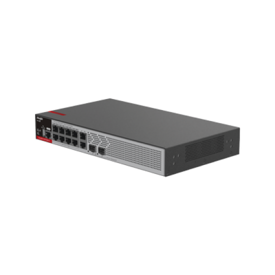 Switch PoE+ Empresarial 125 Watts, Administrable L2+, 8 Puertos PoE Gigabit , 2 Puertos Uplink Gigabit y 2 Puertos Uplink SFP 2.5G