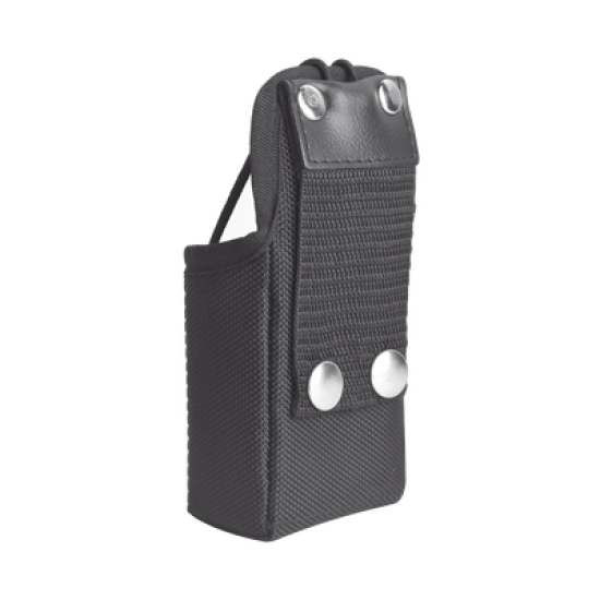Funda Reforzada de Nylon para Cinturón con Correa y Boche Frontal, Estándar en la Mayoría de los Radios IC, TK, NX, etc.