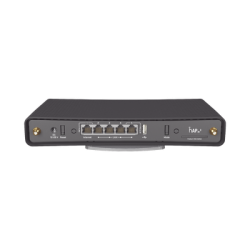 (hAP ac3)  Router inalámbrico de doble banda con 5 puertos Gigabit Ethernet y antenas externas de alta ganancia