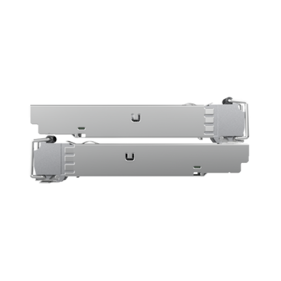 UFiber Módulo SFP, transceptor MiniGibic MultiModo 1.25 Gbps, distancia 550m, conectores LC, paquete de 2 piezas