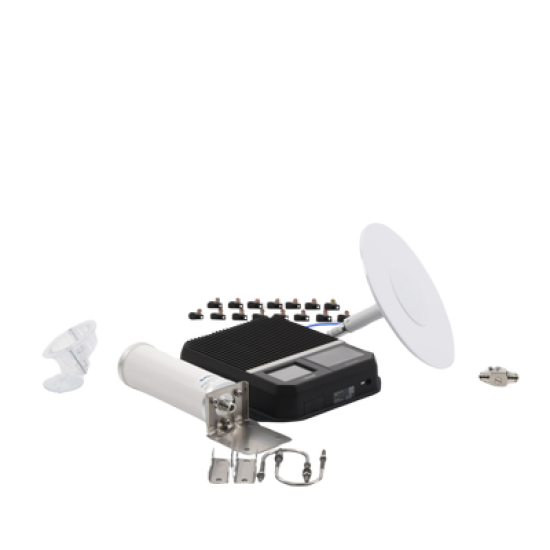 KIT Amplificador de señal celular 4G LTE, 3G y VOZ. Especial para cubrir áreas de hasta 4300 Metros Cuadrados por ser de grado comercial e industrial. Soporta múltiples operadores, tecnologías y usuarios.