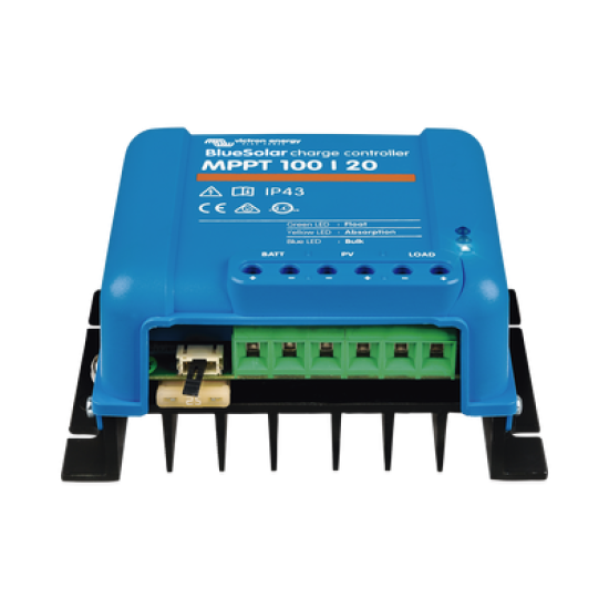 BlueSolar MPPT 100/20. Controlador Solar MPPT 20A, Voltaje Selección Automática: 12/24/48 Vcc.