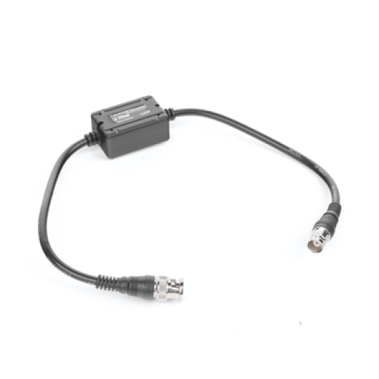 AISLADOR DE TIERRA por BNC / ELIMINE eficazmente los problemas en el video como el RUIDO, DIAFONIA, DISTORCION e INTERFERENCIAS causadas por los lazos de tierra. Compatible con cámaras HD-TVI/CVI/AHD/CVBS de hasta 2 MP. 
