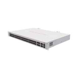 (CRS354-48G-4S+2Q+RM) Cloud Router Switch 48 puertos Gigabit Ethernet, 4 puertos SFP+ 10G, 2 puertos QSFP+ 40G, Montaje en Rack