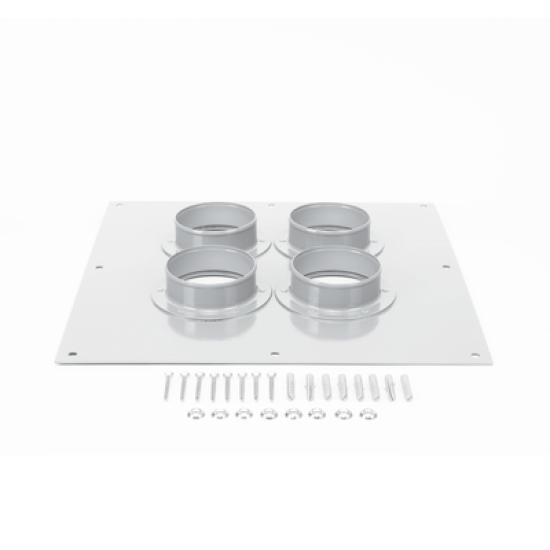 Placa Pasamuros Con Capacidad de 4 Botas de 4