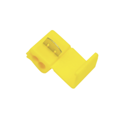 Terminal tipo almeja / 18 - 14 AWG / Azúl / Paquete de 25 piezas. 