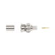 Conector BNC Macho de Anillo Plegable para Cable Belden 8281 tipo RG-59/U, Níquel/ Oro/ Delrin.