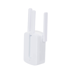 Repetidor / Extensor de Cobertura WiFi N / MU-MISO / 300 Mbps 2.4 GHz / 3 antenas externas / Botón WPS