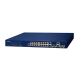 Switch Administrable PoE  Capa 2 de 16 Puertos 10/100/1000 Mbps 802.3af/at, 4 Puertos SFP Gigabit, Hasta 240 W 