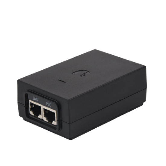 Adaptador PoE Ubiquiti de 24 VDC, 1.25 A con puerto Gigabit