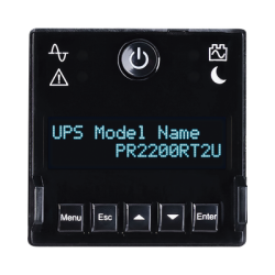 UPS de 2200 VA/2200 W, Topología Línea Interactiva, Entrada 120 Vca NEMA L5-30P, Onda Senoidal Pura, Torre o Rack 2 UR, Con 8 Tomas NEMA 5-20R