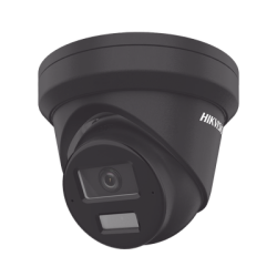 [Dual Light + 2 Micrófonos Integrados] Turret IP 4 Megapixel / Color Negro / Lente 2.8 mm / 30 mts Luz Blanca + 30 mts IR / ACUSENSE / Exterior IP67 / WDR 120 dB / PoE / ONVIF / Micro SD / Metal / ACUSEARCH
