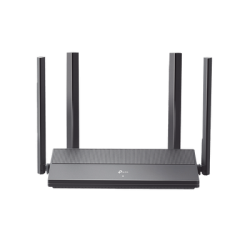 Router WiFi 6 AX 1500 Mbps / MU-MIMO 2X2 y OFDMA / 1 Puerto WAN 10/100/1000 Mbps / 3 Puertos LAN 10/100/1000 Mbps / 4 Antenas Beamforming / Seguridad WiFi WPA3