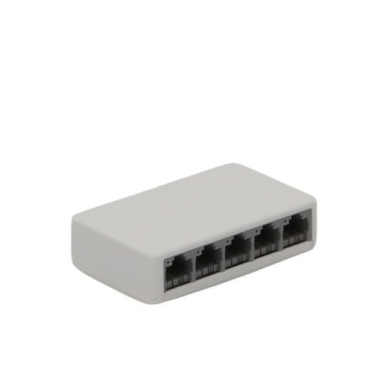 Switch NO Administrable / Para escritorio /  5 puertos 10/100 Mbps / Diseño Compacto / Plug and Play