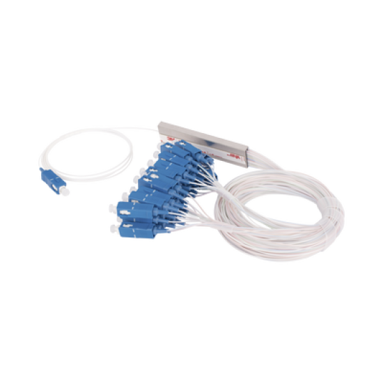 Splitter (Divisor Óptico) tipo PLC, 1x32, conectores SC/UPC 