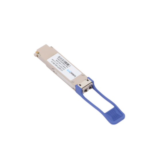 Transceptor Óptico QSFP+ (Mini-Gbic) / Monomodo 1310 nm / 40 Gbps / 40GBASE-LR4 / Conectores LC/UPC Dúplex / DDM / Hasta 10 km