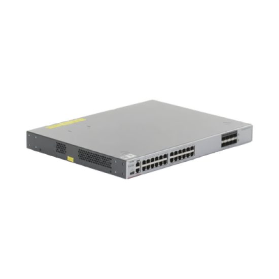 Switch Core Administrable Capa 3 con 24 puertos Gigabit + 8 SFP+ para fibra 10Gb, gestión gratuita desde la nube.