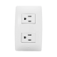 Contacto Dúplex de 127 V~60 HZ 15 A / Color Blanco.
