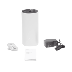 Router Inalámbrico MESH Interior para Hogar / Doble Banda Wi-Fi 5 AC1200 Mbps / 2 Puerto Gigabit WAN/LAN / 2 Antenas Internas / Administración Mediante la App Deco (iOS, Android) 