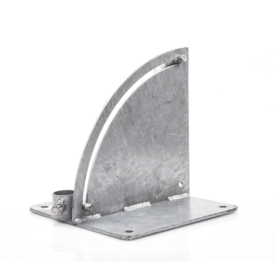 Base para Mástil con Ajuste de Ángulo. Diámetros de Mastil: 1