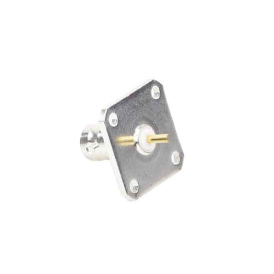 Conector BNC Hembra para Chasis, 18 mm uso en Duplexers Syscom con UG-177/U.  