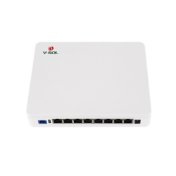 ONU Dual EPON/GPON / 8 Puertos PoE 802.3at Gigabit / Wi-Fi Doble banda 2.4 y 5 GHz /  1 Puerto SC/UPC