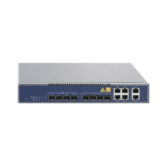 OLT de 4 puertos EPON con 8 puertos Uplink (4 puertos Gigabit Ethernet + 4 puertos Gigabit Ethernet SFP) , hasta 256 ONUS,