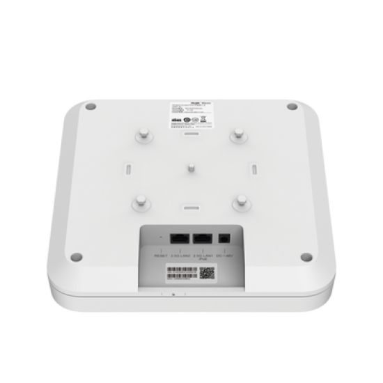 Punto de Acceso con doble puerto multi-gigabit 2.5G Wi-Fi 6 Interior en Techo hasta 5.9 Gbps, doble banda 802.11 AX6000 MU-MIMO 4x4