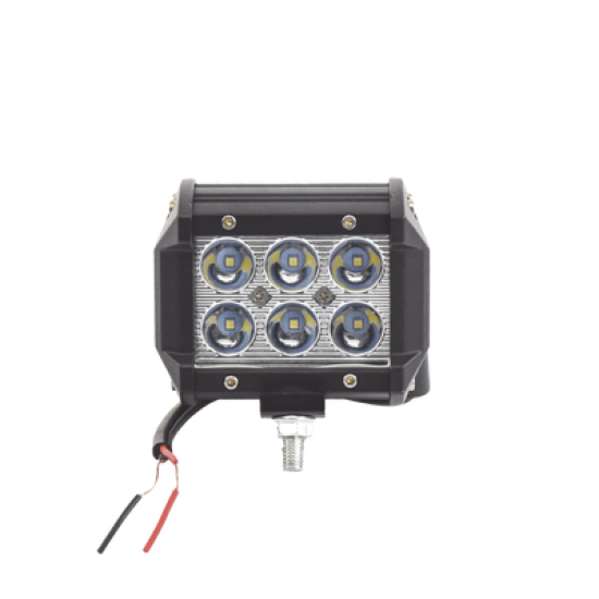 Luz de Trabajo de 6 LED, 1500 Lúmenes, 9 Watts, 10-30 Vcc, IP67, 4 pulgadas