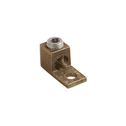 Terminal Tipo Lengüeta Recta de Cobre, Cal. 8 a 1/0 AWG,  Orificio para perno de 5/16