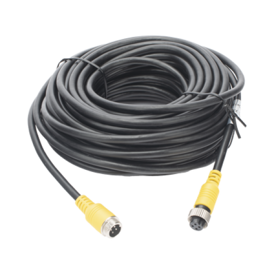  Cable extensor con conector tipo aviación de 15m solo para soluciones de videovigilancia móvil XMR