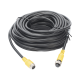  Cable extensor con conector tipo aviación de 15m solo para soluciones de videovigilancia móvil XMR