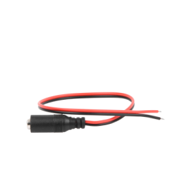 Cable con conector hembra, alimentación para Vcc con puntas libres.