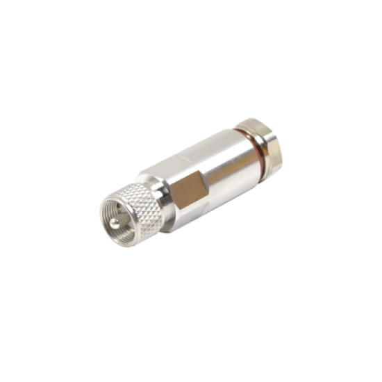 Conector UHF Macho (PL-259) de RF Industries, para Cable HELIAX de 1/2