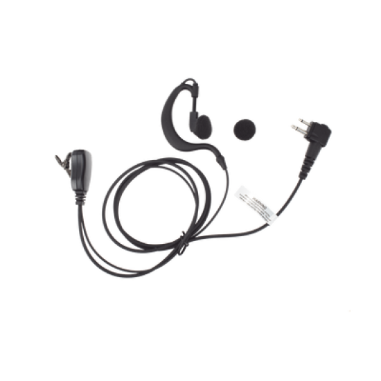 Micrófono - audífono de solapa ajustable al oído para  TC-500/ 518/ 600/ 610/ 700 y radios GP300/ PRO2150/ P110/ GP350/ SP-10/ PRO3150/ EP450/ EP350/ MAG ONE