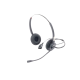 Diadema binaudal (duo) con tecnología antishock para teléfonos IP FANVIL y Polycom con micrófono de cancelación de ruido, larga durabilidad 