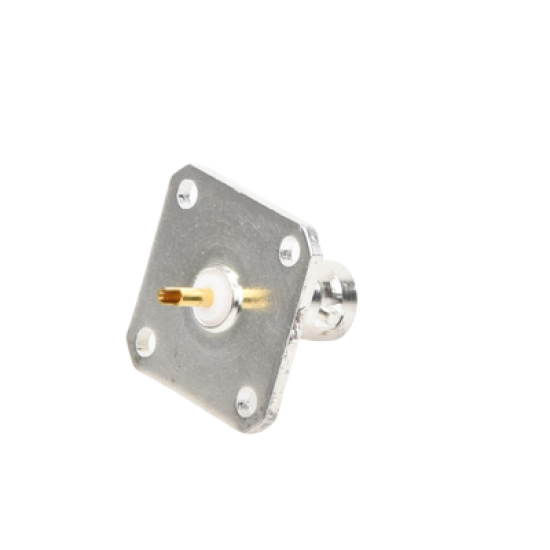 Conector BNC Hembra para Chasis, 18 mm uso en Duplexers Syscom con UG-177/U.  