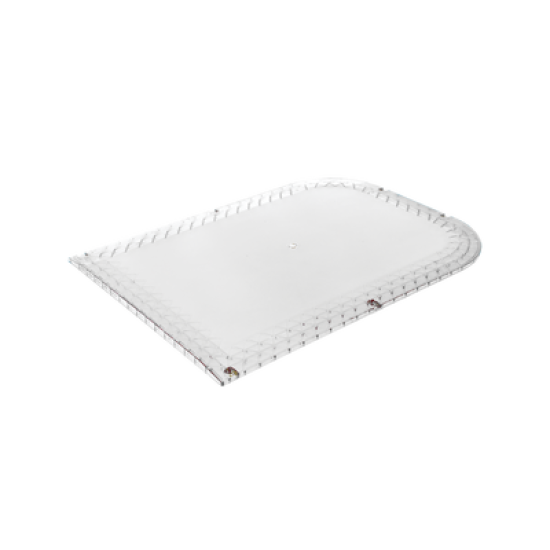 Domo lateral de reemplazo para barra de luces X67A, color claro