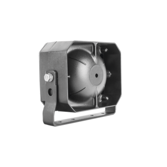 Bocina Compacta de uso rudo, 100 Watts de Potencia, Ideal para vehículos de encubierto, 8 Ohms de Impedancia