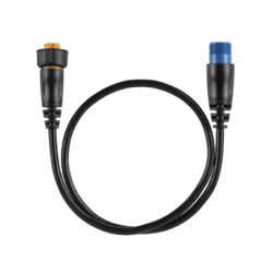 Cable adaptador para conectar un transductor de 8 pines con XID a un puerto de sonda de 12 pines a un dispositivo náutico compatible.