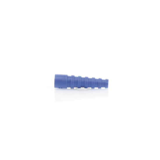 Soporte Azúl de Alivio a Tensión en Conectores y Cables tipo RG-58/U, RG-142/U, LMR-195.