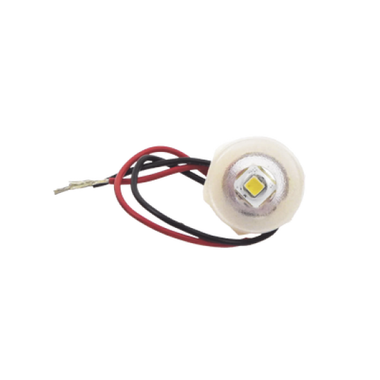 Luz led marina de cortesía serie Newt, emite luz de color blanco de 45 lúmenes, para uso exterior e interior, fabricado bajo norma de protección IP67.