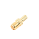 Conector SMA hembra inverso de anillo plegable para cable RG-58/U, Oro/ Oro Teflón.