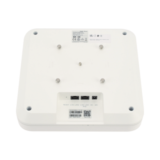 Punto de Acceso con doble puerto multi-gigabit 2.5G Wi-Fi 6 Interior en Techo hasta 5.9 Gbps, doble banda 802.11 AX6000 MU-MIMO 4x4