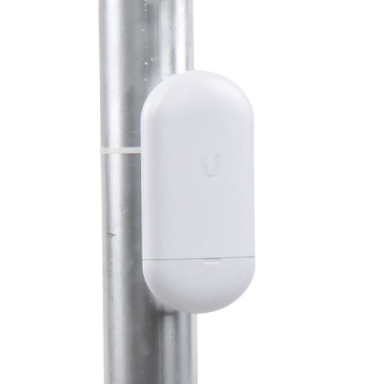 NanoStation airMAX Loco5AC CPE hasta 450 Mbps, 5 GHz (5150 - 5875 MHz), con antena integrada de 13 dBi, no incluye adaptador PoE