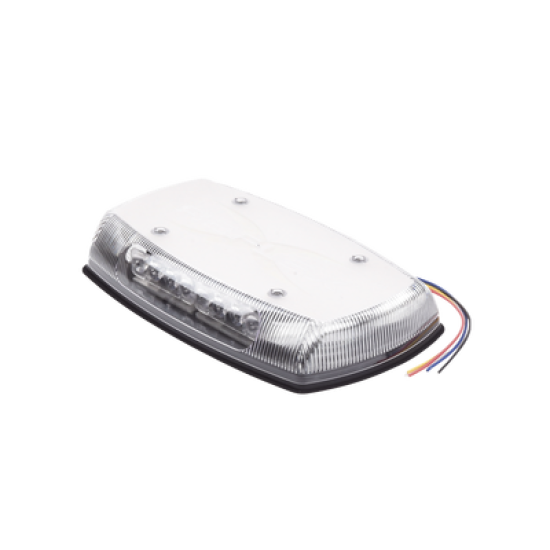 Mini Barra de Luces Ultra Brillante, color domo claro, LED azul, Ideal para Seguridad Privada