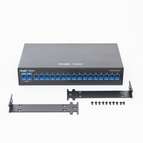 e-Lighten Splitter Pasivo 2/16, Puertos PON SC, Frecuencias soportadas de 1260nm a 1650nm con hasta 500 mW de Potencia de Entrada 