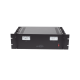 Fuente de poder  13.8Vcc, 35A, lineal regulada con circuito cargador de baterías, para instalación en rack