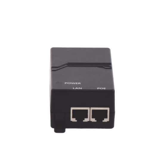 Inyector PoE Pasivo 48vcc Gigabit para APs Grandstream hasta 24W GWN7605, GWN7605LR, GWN7615, GWN7630, GWN7630LR, GWN7660, GWN7660LR y GWN7664.