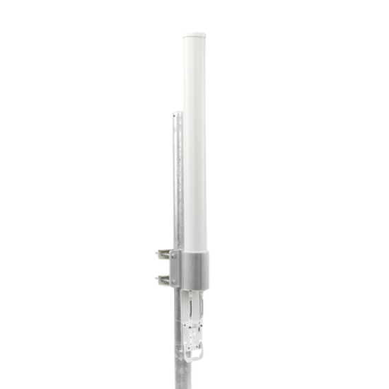 Antena omnidireccional, potente cobertura de 360°, doble polaridad MIMO 2x2, frecuencia 2 GHz (2.35-2.55 GHz) de 10 dBi